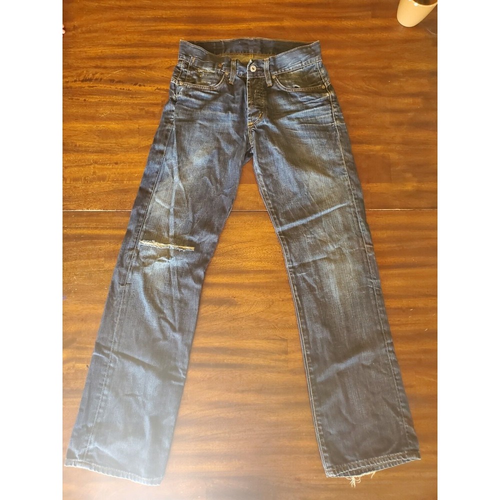 VINTAGE Mens G STAR RAW Relaxed Fit Boot Cut Button Fly Denim JEANS 32 x 34 Y2K